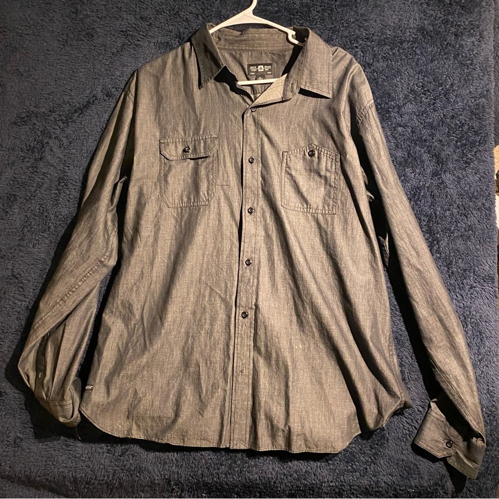 Matix Charcoal Button-Up Shirt